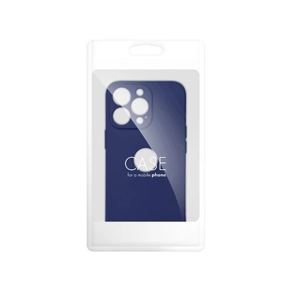 Forcell Soft Apple iPhone 15 Plus szilikon tok, sötétkék