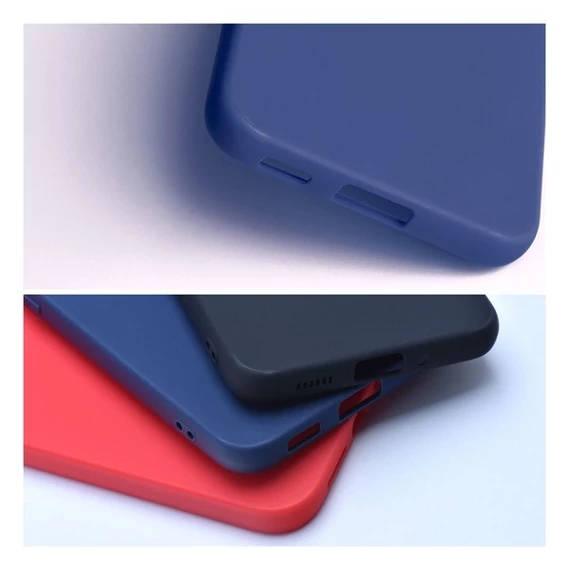 Forcell Soft Apple iPhone 15 szilikon tok, sötétkék