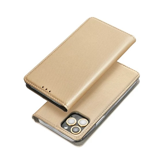 Magnet Apple iPhone 15 Plus mágneses flip tok, piros