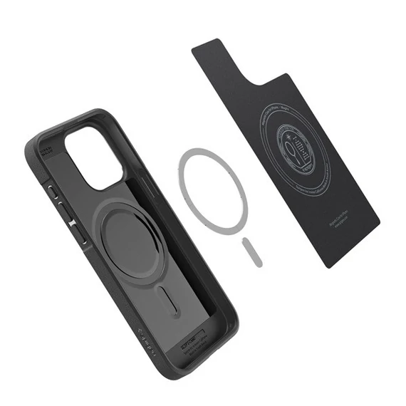Spigen Core Armor MagFit Apple iPhone 15 Pro Max tok, Matte Black MagSafe, fekete