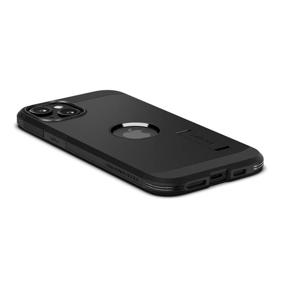 Spigen Tough Armor MagFit Apple iPhone 15 Plus tok, MagSafe, fekete