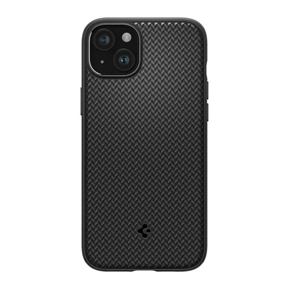 Spigen Mag Armor MagFit Apple iPhone 15 tok, Matte Black MagSafe, fekete