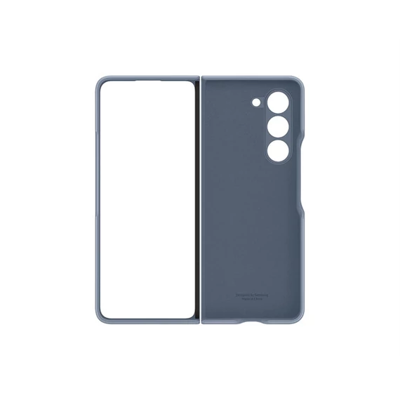 Samsung Galaxy Z Fold5 gyári Flap ECO bőr tok, kék