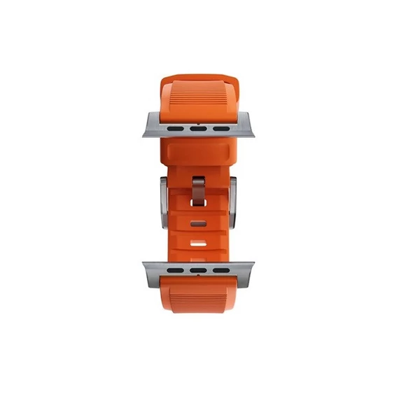Nomad Rugged Apple Watch 42/44/45/49mm szíj, narancs