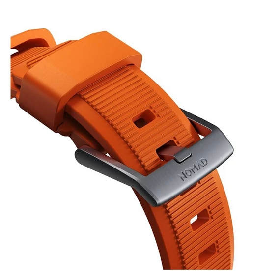 Nomad Rugged Apple Watch 42/44/45/49mm szíj, narancs