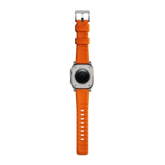 Nomad Rugged Apple Watch 42/44/45/49mm szíj, narancs