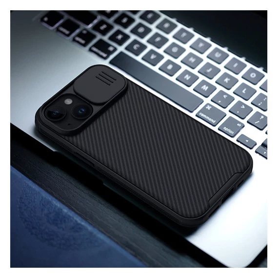 Nillkin CamShield Pro Apple iPhone 15 Plus tok, fekete