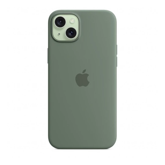 Apple iPhone 15 Plus MagSafe szilikon tok, ciprus