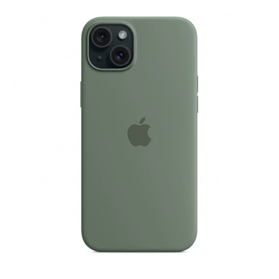 Apple iPhone 15 Plus MagSafe szilikon tok, ciprus
