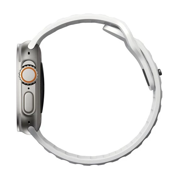 Nomad Sport Apple Watch 42/44/45/49mm M/L szíj, fehér