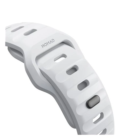 Nomad Sport Apple Watch 42/44/45/49mm M/L szíj, fehér