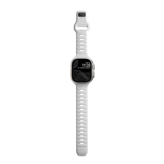 Nomad Sport Apple Watch 42/44/45/49mm M/L szíj, fehér