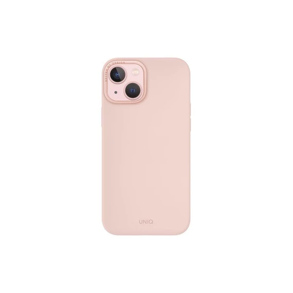 Uniq Lino Hue Apple iPhone 15 Magsafe Szilikon tok, rózsaszín
