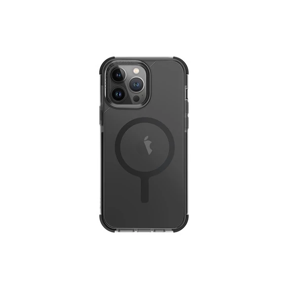 Uniq Combat Apple iPhone 15 Pro Max Magsafe Szilikon tok, karbon fekete
