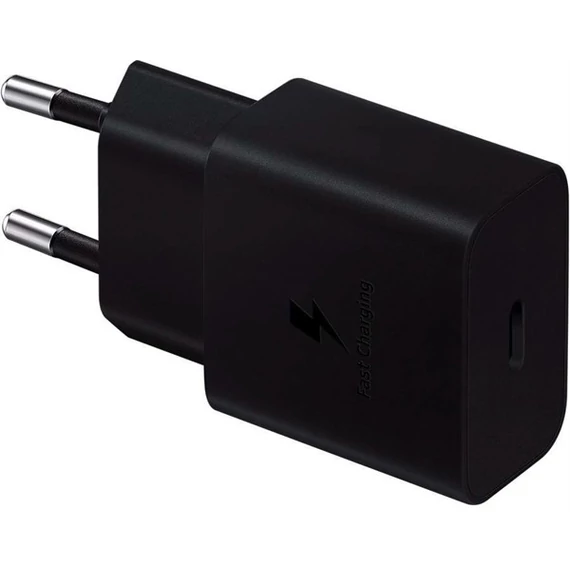 Samsung EP-T2510XBEGEU hálózati töltő USB-AUSB-C + USB-C kábel, 25W, 3A, fekete