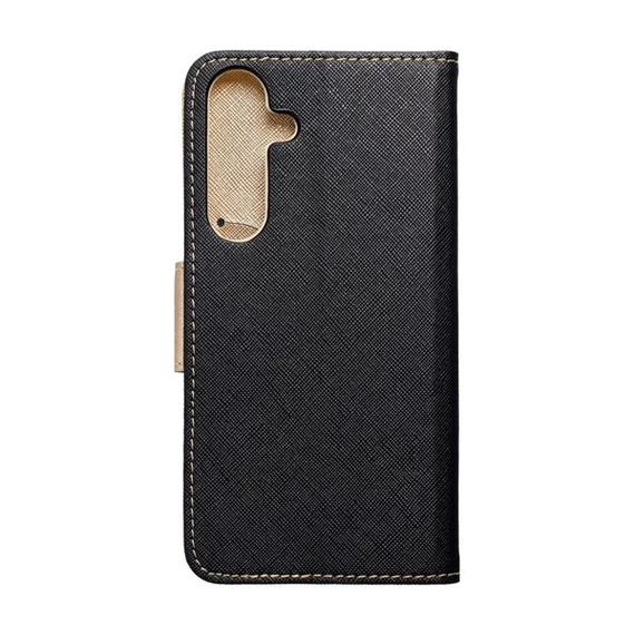 Fancy flip tok Samsung S24 PLUS fekete / arany
