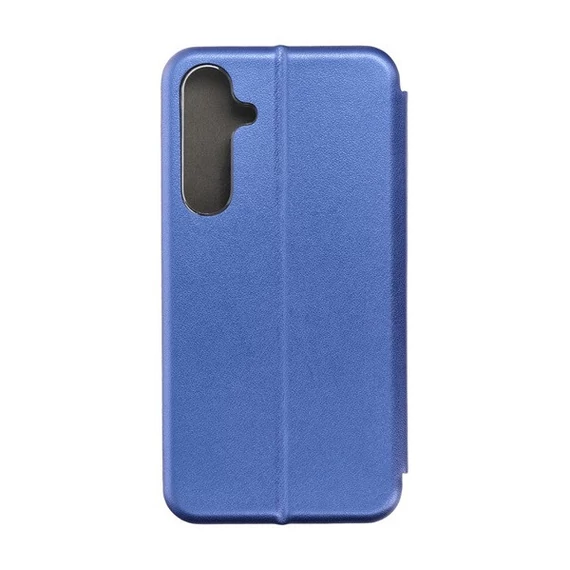 Forcell Elegance oldalra nyíló hátlap tok Samsung S24 PLUS kék