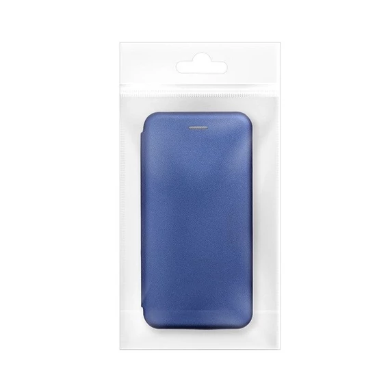 Forcell Elegance oldalra nyíló hátlap tok Samsung S24 PLUS kék