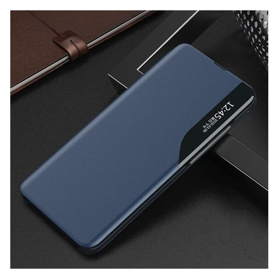 Xiaomi Redmi Note 12 5G / Poco X5 5G, oldalra nyíló tok, kék