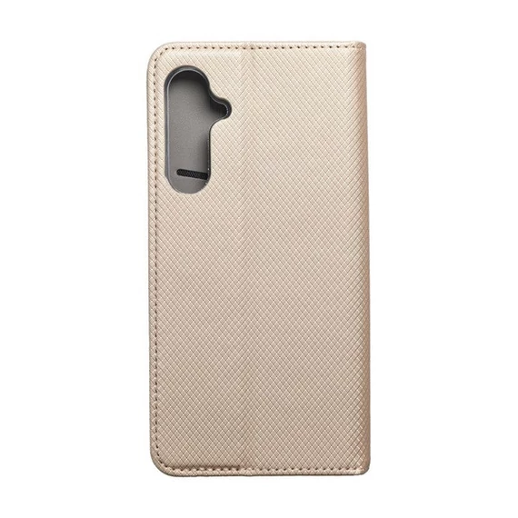 Magnet Samsung Galaxy S23 FE mágneses flip tok, arany