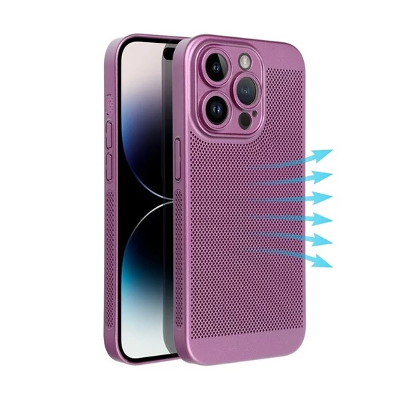 Breezy hátlap tok Samsung A25 5G, lila