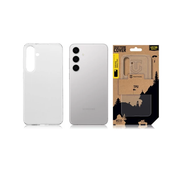 Tactical Samsung Galaxy S24+ hátlap tok, átlátszó