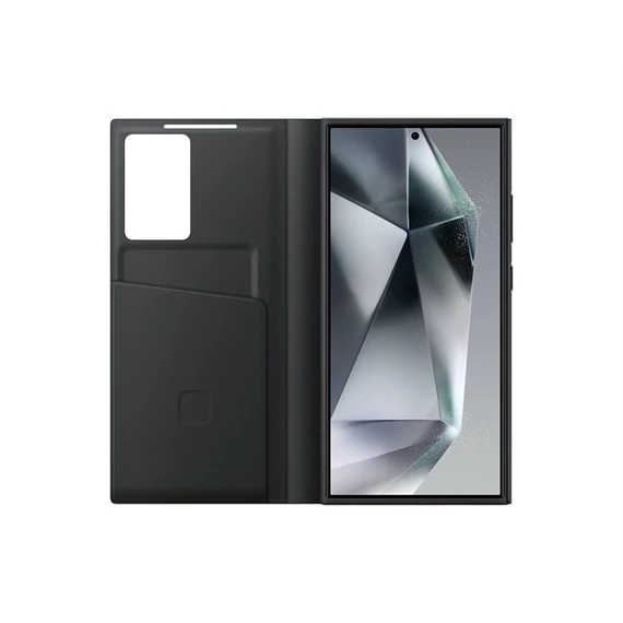 Samsung Galaxy S24 Ultra Smart View gyári flip tok, fekete, EF-ZS928CBE