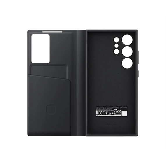 Samsung Galaxy S24 Ultra Smart View gyári flip tok, fekete, EF-ZS928CBE
