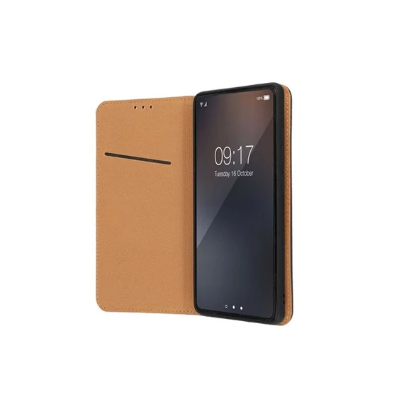 Smart Pro bőr flip tok Xiaomi Redmi Note 13 5G, fekete