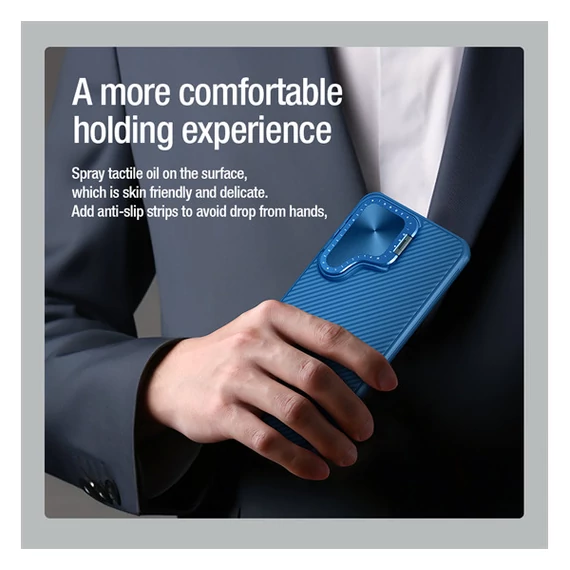 Nillkin CamShield Armor Samsung Galaxy S24 Plus műanyag hátlap tok, fekete