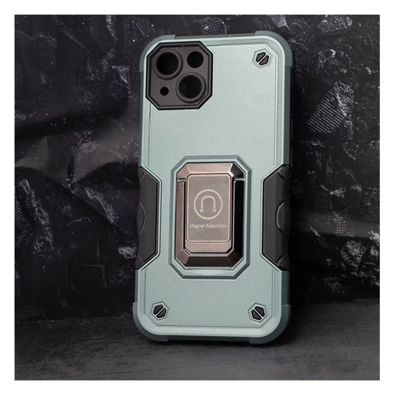 Defender Bulky iPhone 14 Plus ütésálló tok, zöld