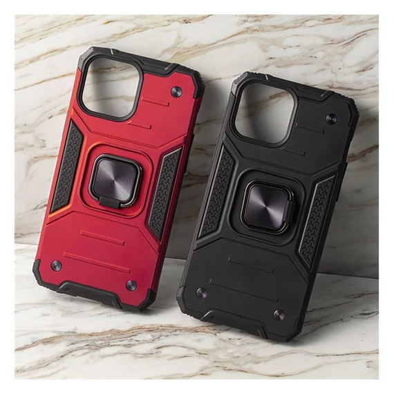 Defender Nitro iPhone 13 Pro Max ütésálló tok, piros