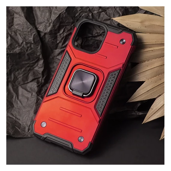 Defender Nitro Samsung Galaxy A13 5G / A04S ütésálló tok, piros