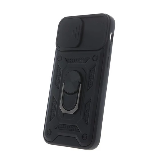Defender Slide iPhone 15 Plus ütésálló tok, fekete