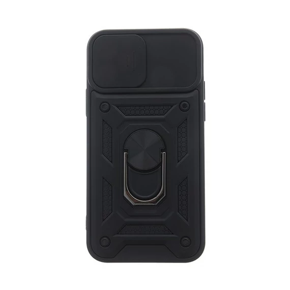Defender Slide iPhone 15 Plus ütésálló tok, fekete