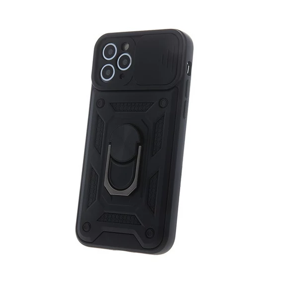 Defender Slide iPhone 15 Plus ütésálló tok, fekete