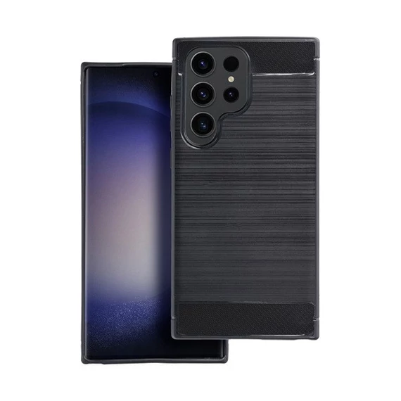 Forcell Carbon hátlap tok Samsung Galaxy A15 5G, fekete