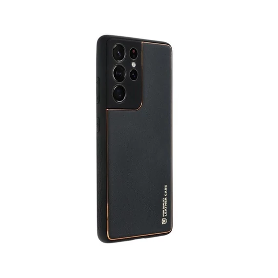 Forcell Leather műbőr hátlap tok Samsung Galaxy A25 5G, fekete