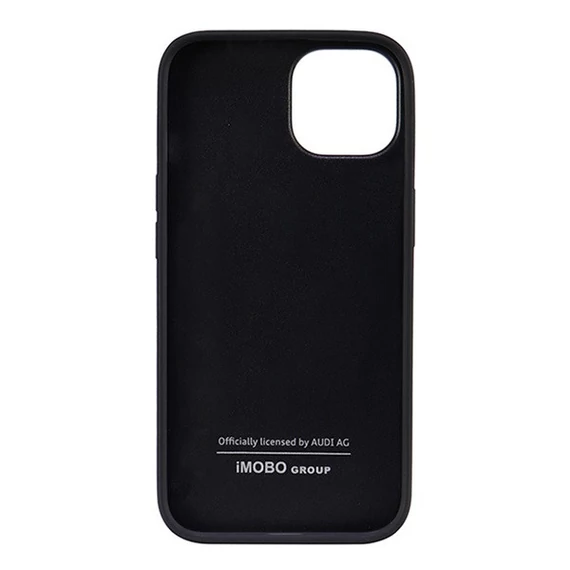 Audi Synthetic Leather Apple iPhone 13 / 14 / 15 tok, fekete