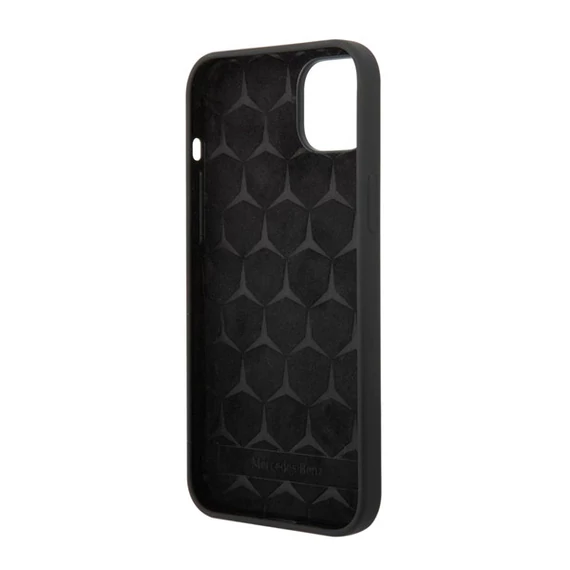 Mercedes Liquid Apple iPhone 14 Plus szilikon tok, fekete