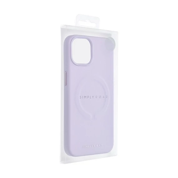 Roar Leather Magsafe iPhone 14 Plus eco bőr tok, lila