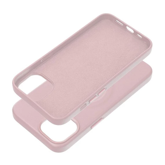 Roar Leather Magsafe iPhone 14 Plus eco bőr tok, rózsaszín