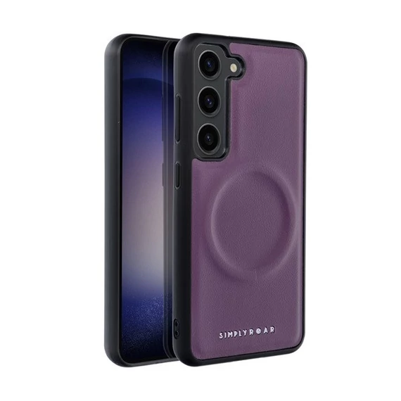 Roar Morning Magsafe Samsung Galaxy A34 eco bőr tok, lila