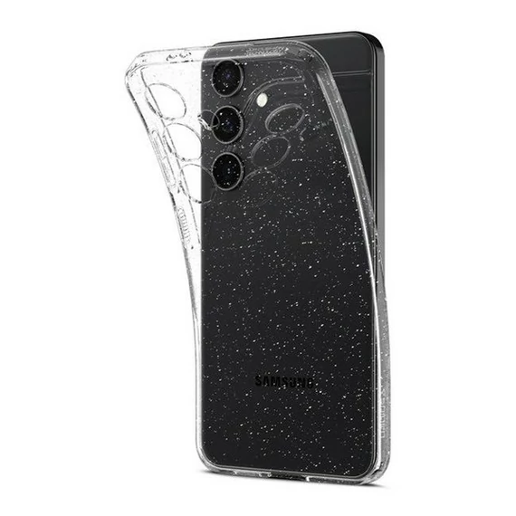 Spigen Liquid Crystal Glitter Samsung Galaxy S24 tok, Crystal Quartz, átlátszó