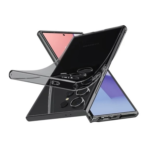 Spigen Liquid Crystal Samsung Galaxy S24 Ultra tok, Space Crystal, átlátszó-szürke