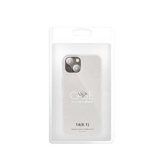 Clear 2mm Xiaomi Redmi 12C csillámos tok, átlátszó