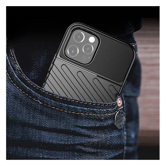 Forcell Thunder Samsung Galaxy S23 Plus tok, fekete
