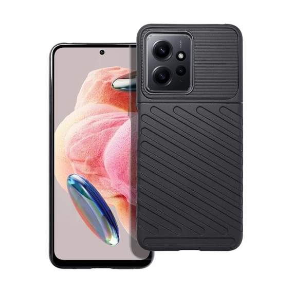Forcell Thunder Xiaomi Redmi Note 12 4G tok, fekete