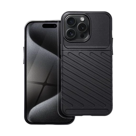 Forcell Thunder Apple iPhone 15 Pro MAX tok, fekete