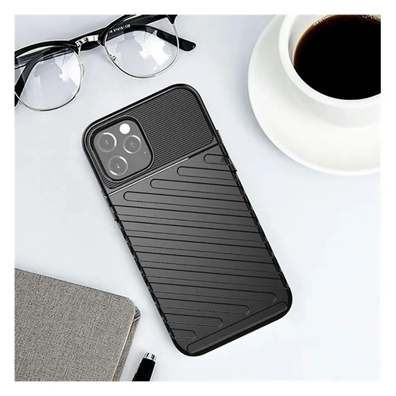Forcell Thunder Apple iPhone 15 Plus tok, fekete